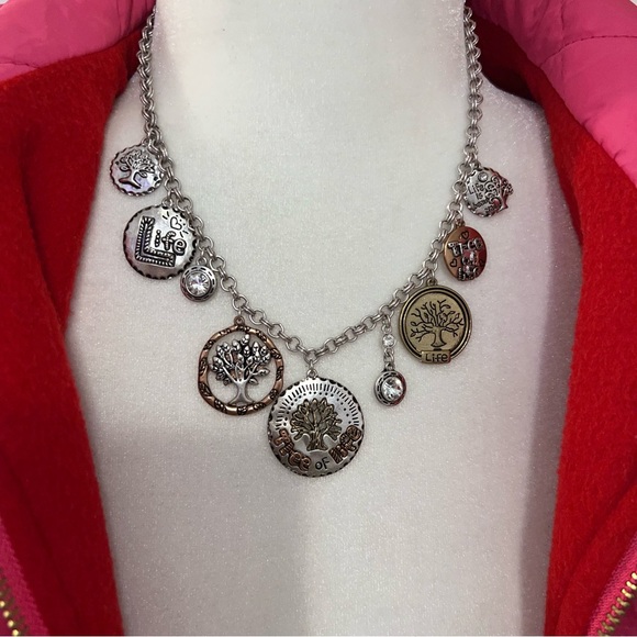 Silver toneTree of life necklace - Picture 3 of 5